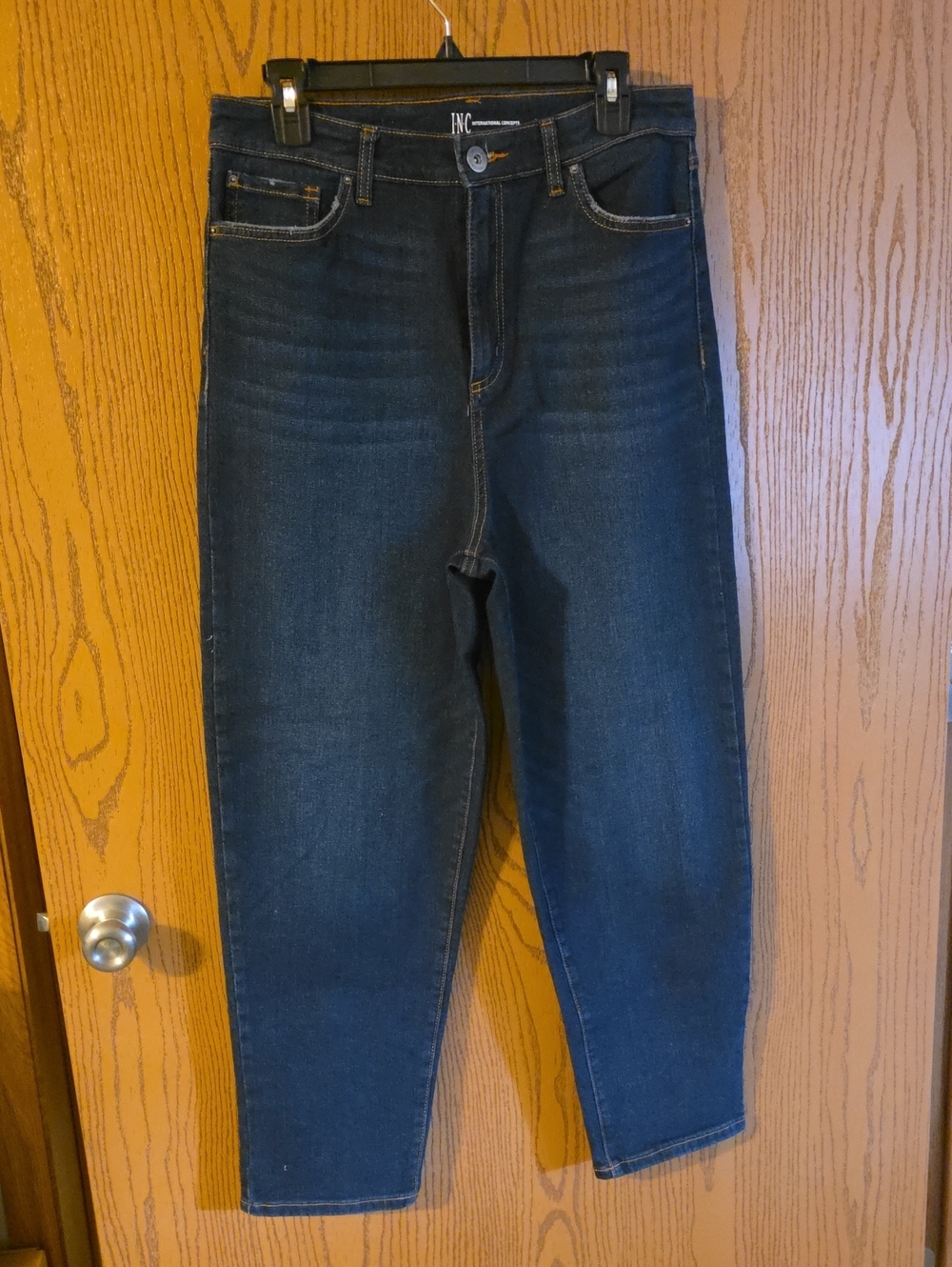 INC 10/30 Dark Wash High-Rise Skinny Jeans W 15-17, R13.5, I 27